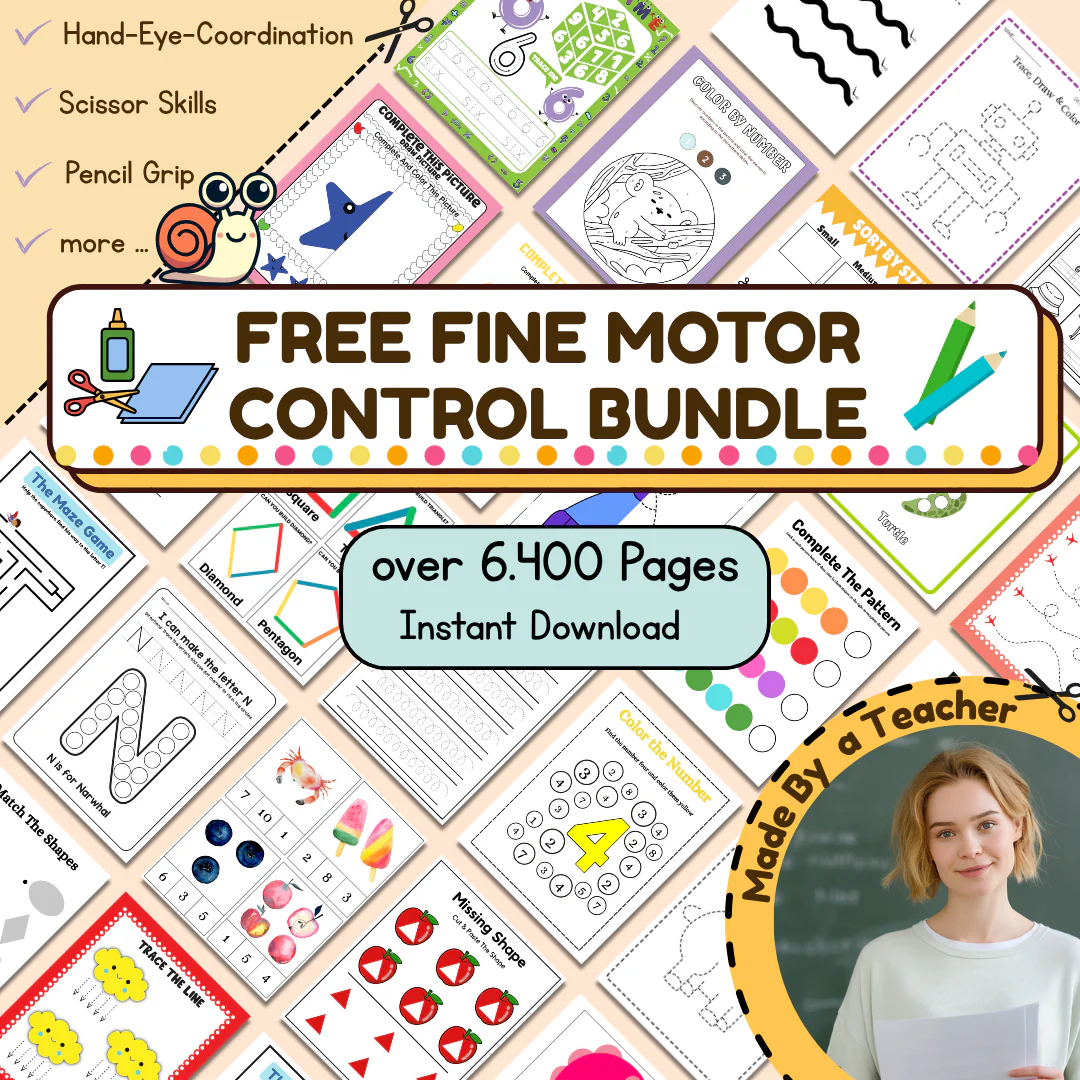 6400+ Ultimate Fine Motor Control Bundle ( FREE TODAY )
