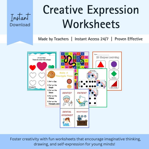Creative Expression Worksheets - The Learning Lab