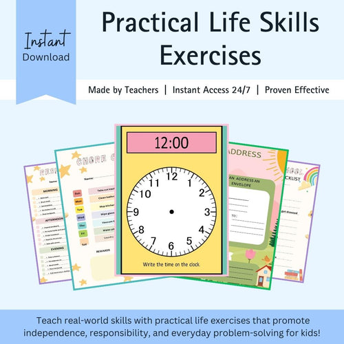 Practical Life Skills Exercises - The Learning Lab