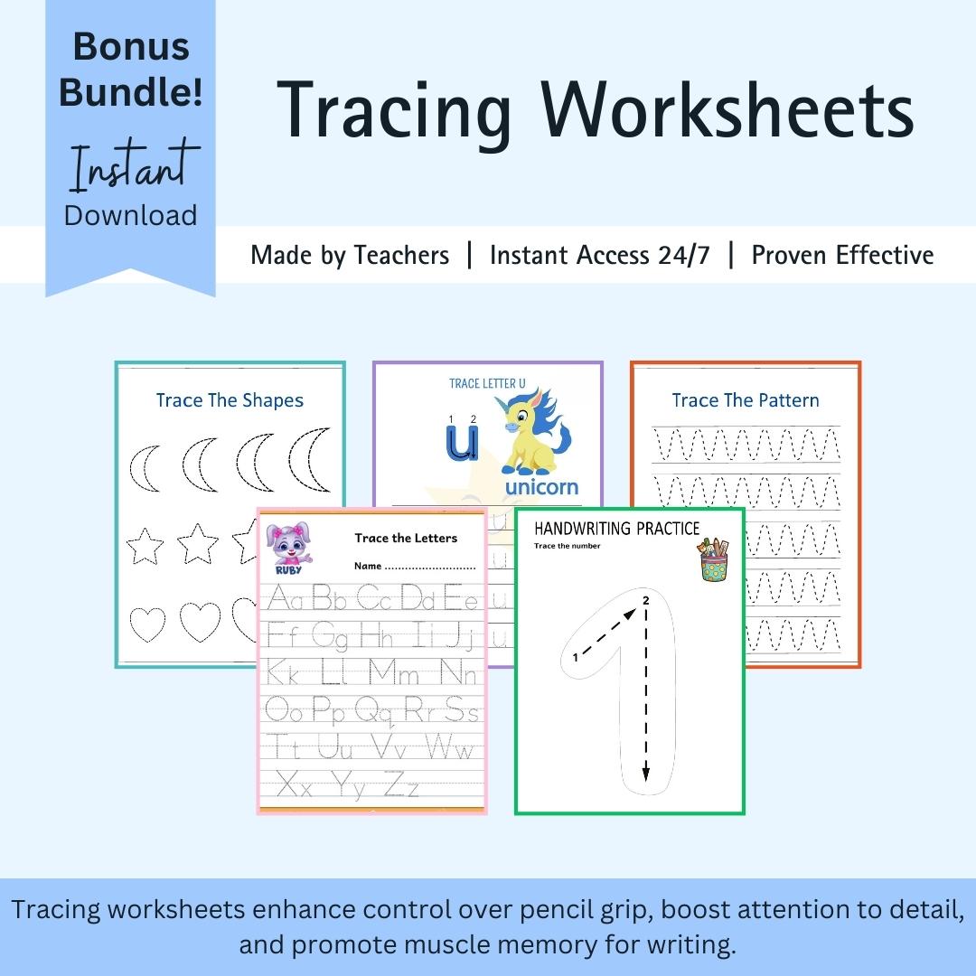 Ultimate Phonics Workbook for Kids + Bonus: Learning Bundles - The Learning Lab
