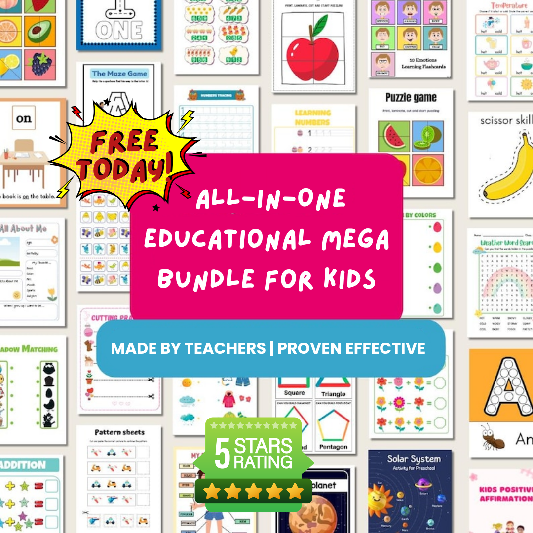 All-In-One Educational Mega Bundle for Kids