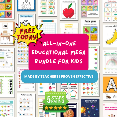 All-In-One Educational Mega Bundle for Kids